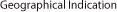 Geographical Indication