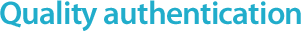 Quality authentication