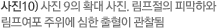 사진10) 사진 9의 확대 사진. 림프절의 피막하와 림프여포 주위에 심한 출혈이 관찰됨