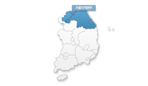 농림축산검역본부 관할구역 분포지도